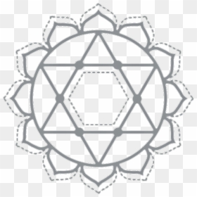 Wisdom Symbolical Geometrical Graphics Also Known As - Heart Chakra Symbol Png, Transparent Png - chakras png