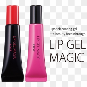 Lip Gel Magic Kose - Perfume, HD Png Download - lipstick smudge png