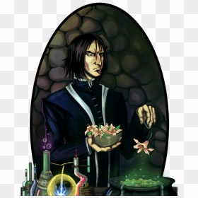 Transparent Snape Clipart - Harry Potter And Lord Voldemort Fan Art, HD Png Download - snape png