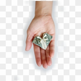 Nonprofit Marketing Hand With Money , Png Download - Pre-engagement Ring, Transparent Png - hand with money png