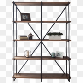 Organized Clipart Bookcase - Shelf, HD Png Download - bookshelves png