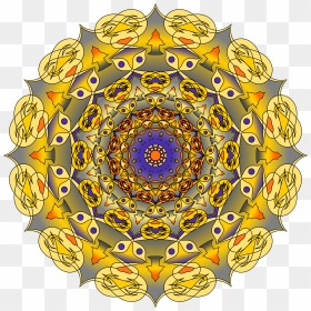 Purple And Gold Mandala Clip Arts - Mandala, HD Png Download - gold dice png