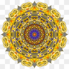 Purple And Gold Mandala Clip Arts - Mandala, HD Png Download - gold dice png