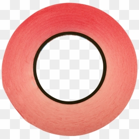 Tesa 4965 Double-sided Adhesive Red Tape - Circle, HD Png Download - red tape png