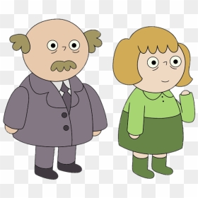 Clarence Characters Mr And Mrs Dahmer - Clarence Personajes Con Nombres, HD Png Download - mr and mrs png