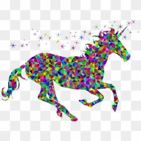 Running Unicorn, HD Png Download - gold unicorn png