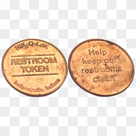 Restroom Token - Coin, HD Png Download - restroom png