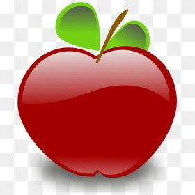 Red Apple Fruit Leaves Food Png Image - Apple Clip Art, Transparent Png - apple png transparent