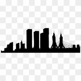 Silhouette Skyscrapers Clipart , Png Download - Skyline Architecture Silhouette, Transparent Png - skyscraper silhouette png