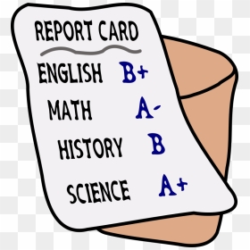 Report Card - Report Card Clipart, HD Png Download - report card png