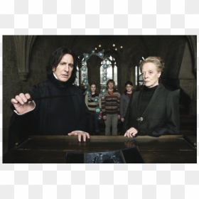 Professor Severus Snape Professor Minerva Mcgonagall - Harry Potter And The Half Blood Prince Movie, HD Png Download - snape png