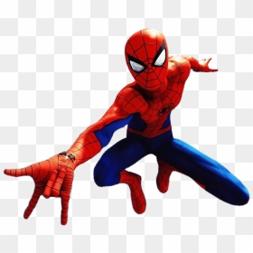 Spider-man Jumping Png Images - Classic Suit Spiderman Ps 4, Transparent Png - man jumping png