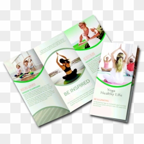 Yoga Brochure Design, HD Png Download - brochures png