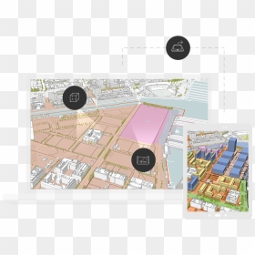 Floor Plan, HD Png Download - future city png