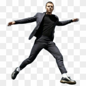 #man #jumping - Stretching, HD Png Download - man jumping png