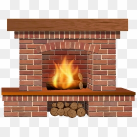 Transparent Background Christmas Fireplace Clipart, HD Png Download - fire no background png