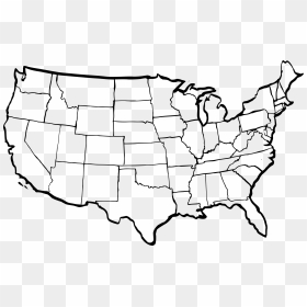 Map Of Usa Drawing 4 - Geographic Location Of Washington State, HD Png Download - usa.png