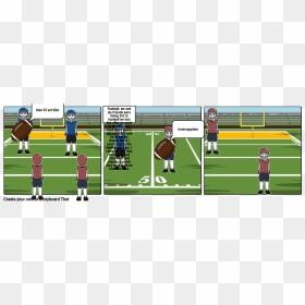 Comic About Leadership Sports, HD Png Download - cartoon football png