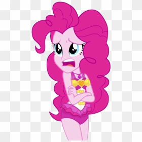 Background Removed, Clothes, Crossed Arms, Edit, Equestria - Mlp Eg Pinkie Pie Sad, HD Png Download - bikini girls png
