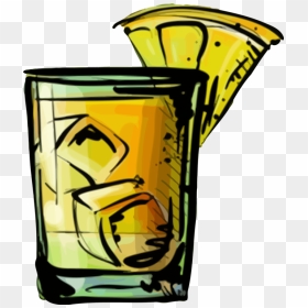 Yellow,glass,pint Glass - Cocktail Rocks Glass Clipart, HD Png Download - pint glass png