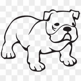 Bulldog Outline Clipart - Coloring Pages Of Dogs, HD Png Download - english bulldog png