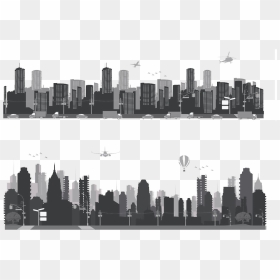 Architectural Engineering Skyline Building Silhouette - Building Silhouette, HD Png Download - building clipart png