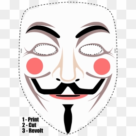 Guy Fawkes Mask , Png Download - Guy Fawkes Mask Png, Transparent Png - guy fawkes png