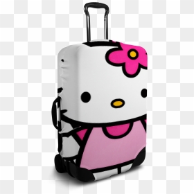 Luggage Cover/suitcase Cover - Pink Hello Kitty Vector, HD Png Download - suit case png