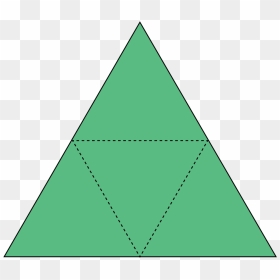 3d Triangular Pyramid Net Download - Triangle, HD Png Download - 3d pyramid png