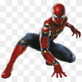 Iron Spider Hd Png - Spiderman Png Infinity War, Transparent Png - spider.png