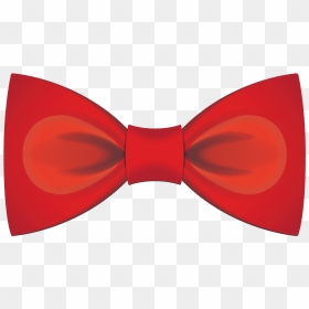Bow Tie Font - Satin, HD Png Download - red bow tie png