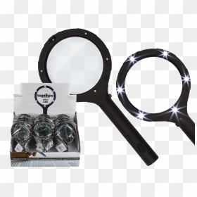 Led Lupas Con Luz, HD Png Download - magnifying glass transparent png