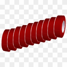 Red Electrical Tape [10] - Cylinder, HD Png Download - red tape png