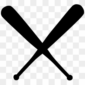 Crossed Baseball Bats Svg , Png Download - Crossed Baseball Bats Svg, Transparent Png - baseball bats crossed png