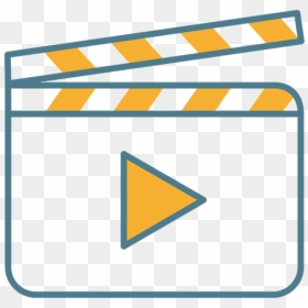 Icon Clapper What A Voice - Triangle, HD Png Download - reel png