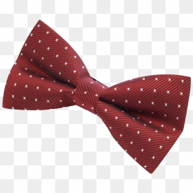 White Spotted Red Bow Tie , Png Download - Tartan, Transparent Png - red bow tie png