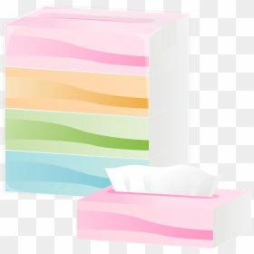 Facial Tissues Clipart - Paper, HD Png Download - tissues png