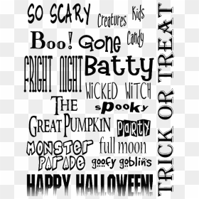 Funny Halloween Sayings - Calligraphy, HD Png Download - png sayings