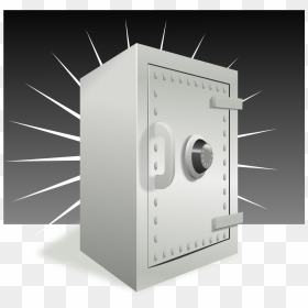 Bank Clip Safe - Safe Clipart, HD Png Download - bank vault png