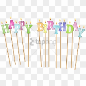 Free Png Transparent Birthday Candles Png Image With - Happy Birthday Candles Transparent Background, Png Download - candle transparent png