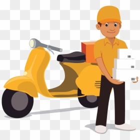 Best Motorcycle - Delivery Boy Logo Png, Transparent Png - fast shipping png