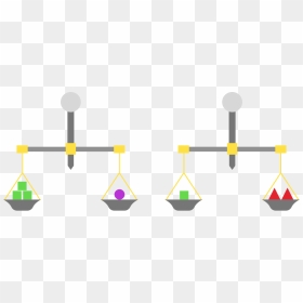 Algebra Equations Scale Shape, HD Png Download - balance scale png
