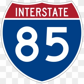 File - I-85 - Svg - Interstate 45, HD Png Download - north sign png