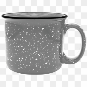 Transparent Blank Mug Png - Black Speckled Coffee Mug, Png Download - white coffee cup png