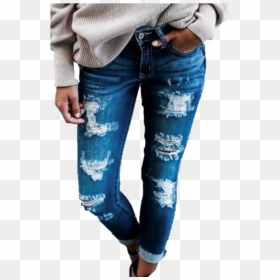 Jeans, HD Png Download - ripped jeans png