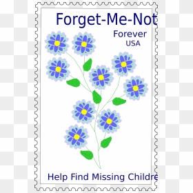 Forget Me Not Stamp Clip Arts - Spanish Daisy, HD Png Download - forget me not png