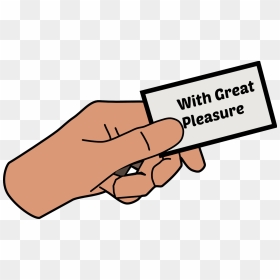 Good Manners In English - Hand Holding Something Clipart, HD Png Download - hand holding something png