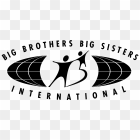 Big Sister Png Black And White - Big Brothers Big Sisters International, Transparent Png - sister png