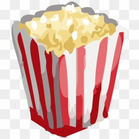 Transparent Background Popcorn Vector Png, Png Download - popcorn transparent png