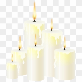 Unity Candle Flameless Candle Wax Product Design - Advent Candle, HD Png Download - candle transparent png
